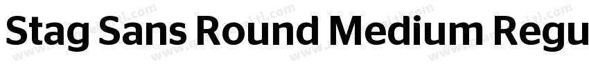 Stag Sans Round Medium Regular字体转换
